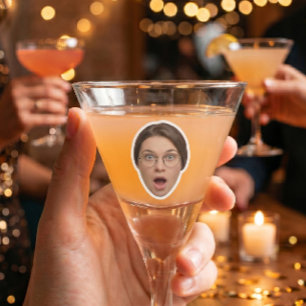 Funny Custom Face Bachelor Birthday Party Sticker