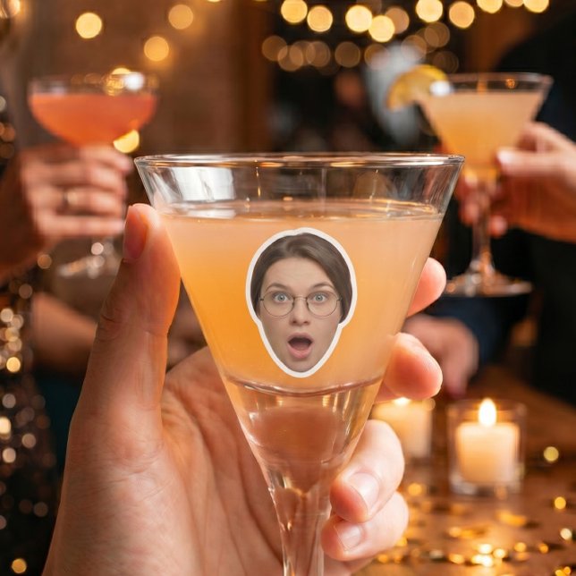 Funny Custom Face Bachelor Birthday Party Sticker (Creator Uploaded)