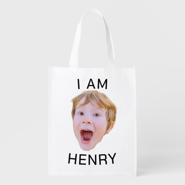 Funny Custom Face  bag Birthday Party Matching  (Front)