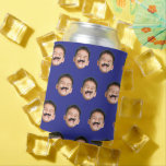 Funny CusTom Face Birthday Favors Bachelor Party Can Cooler<br><div class="desc">Funny Personalized Face Birthday Favors Bachelor Party Can Cooler</div>