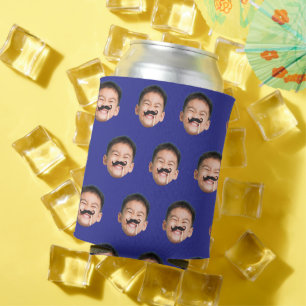 Funny CusTom Face Birthday Favors Bachelor Party Can Cooler