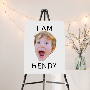 Funny Custom Face Birthday Party Matching Foam Board