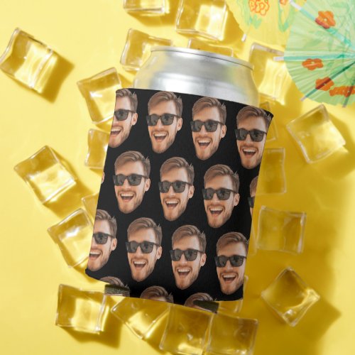 Funny Custom Face Cut Out Photo Can Cooler