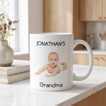 Funny Custom Face Photo Grandma Mug Personalized 