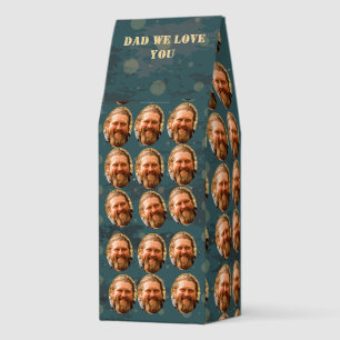 Funny Custom Face Photo Pattern for Him Roasted Coffee