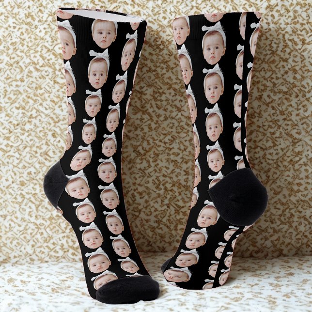Funny Custom Face Photo Personalized Face Socks (Creator Uploaded)