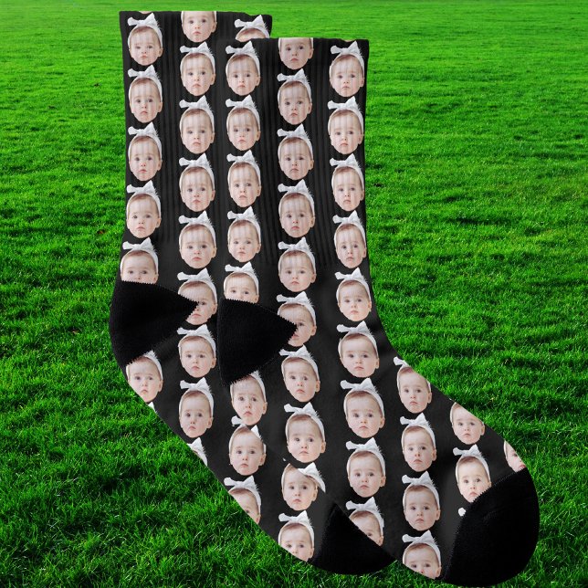 Funny Custom Face Photo Personalized Face Socks (Creator Uploaded)