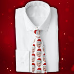 Funny Custom Face Photo Santa Head Christmas Neck Tie<br><div class="desc">Funny Custom Face Photo Santa Head Christmas neck tie</div>
