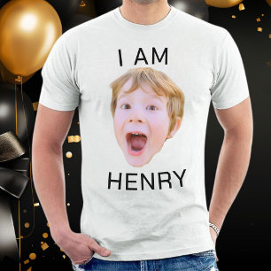 Funny Custom Face Shirt Birthday Party Matching 