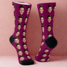 Funny Custom Face Socks