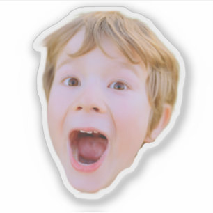 Funny Custom Face Stickers Personalized Face Photo