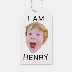 Funny Custom Face Tags Birthday Party Matching 