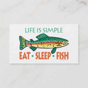 Funny Custom Fishing Business Card