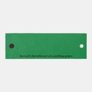 Funny Custom Golf Putting Green Runner
