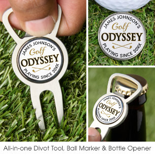 Funny Custom Name Odyssey Ball Marker Divot Tool