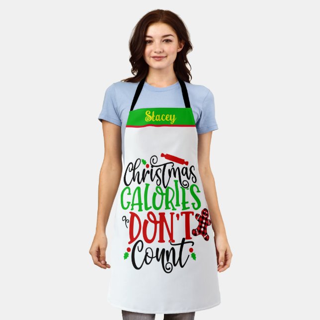 Funny Custom Name Personalized Baking Baker's Chef Apron (Worn)