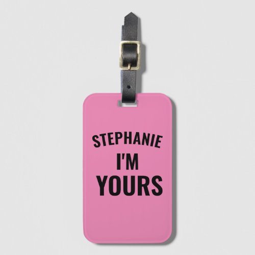 Funny Custom name Personalized Luggage Tag