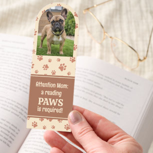 Funny Custom Pet Photo Bookmark