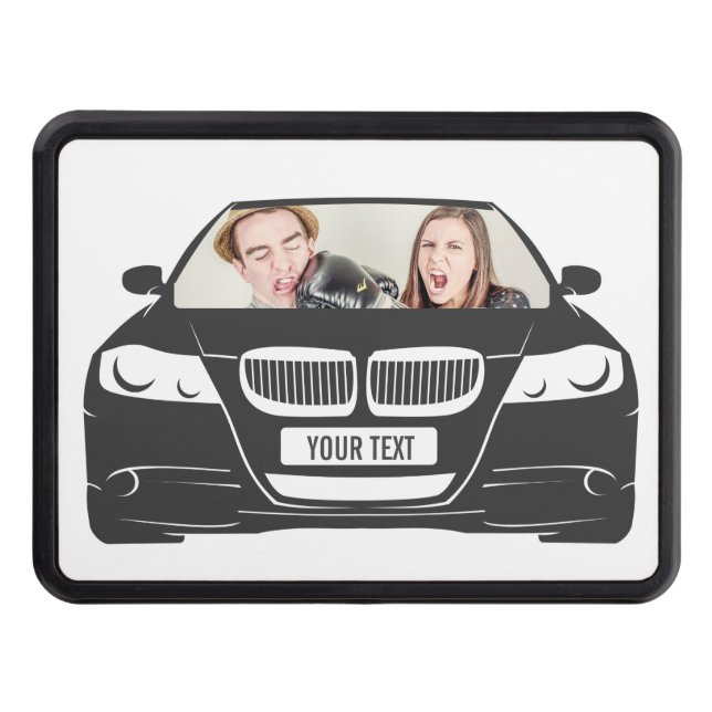 Funny Custom Photo Car Frame Hitch Cover (Front)