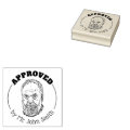 Funny Custom Photo Teacher Classroom Approved Rubber Stamp | Zazzle