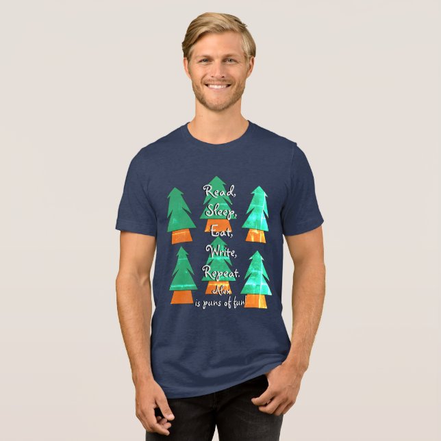 Funny Custom Pun Writers Life Mens Ugly Sweater (Front Full)