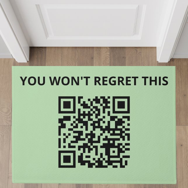 Funny Custom QR Code Doormat (Creator Uploaded)