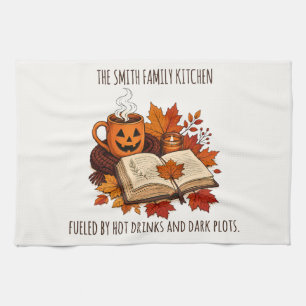Funny Custom Reading Nook Autumn Kitchen Towel