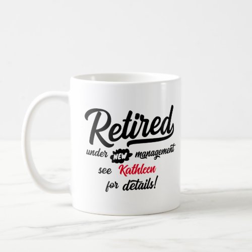 Funny Custom Retirement Gift Mug