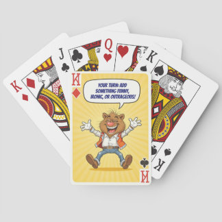 Funny Custom – Say Something Wild Edition Poker Cards