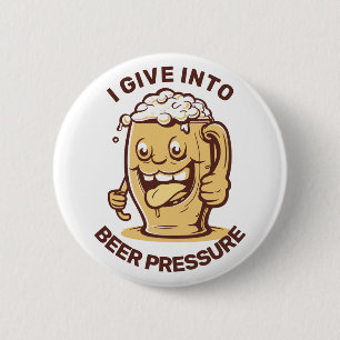 Funny Custom Text Beer Button
