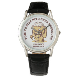 Funny Custom Text Beer Watch