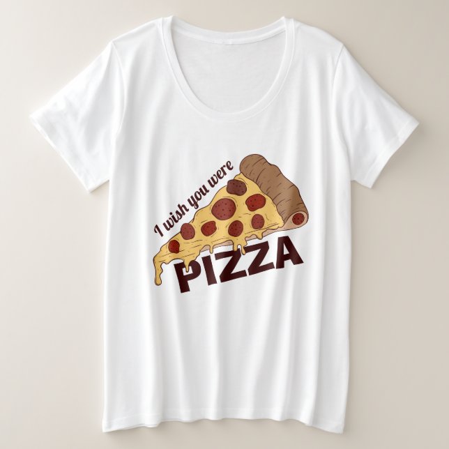Funny Custom Text PIZZA shirts & jackets (Design Front)