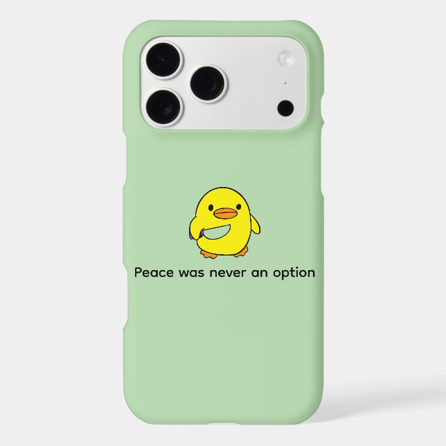 Funny Custom Text Yellow Duck Black  Iphone Case (Back)