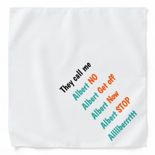 Funny Custom They Call Me Pet Dog Cat Puppy Kitten Bandana