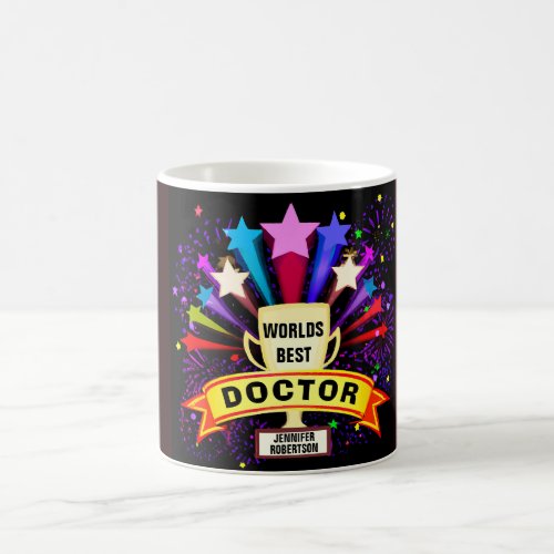 Funny Custom Worlds Best Doctor Coffee Mug