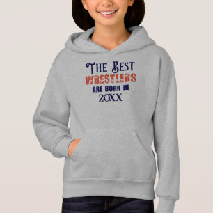 Funny Custom Wrestler Birth Year Birthday  Hoodie