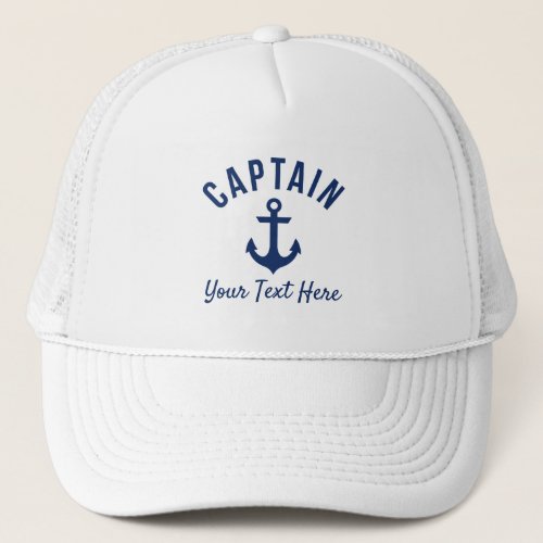 Funny Customizable Boat Captains Hat