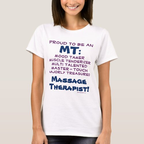 Funny CUSTOMIZABLE Massage Therapist Therapy Humor T_Shirt