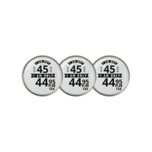 Funny Customizable Plus Tax Golf Ball Markers