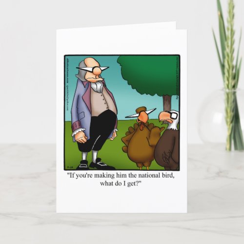 Funny Customizable Thanksgiving Humor Card