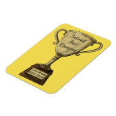 Funny Customizable Trophy Award Magnet (Left Side)