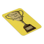 Funny Customizable Trophy Award Magnet (Right Side)