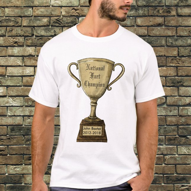 Funny Customizable Trophy Award T-Shirt (Creator Uploaded)