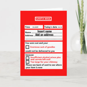 Funny customizable Xmas Holiday Card