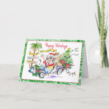 Funny Customized Holiday Folded Greeting Card