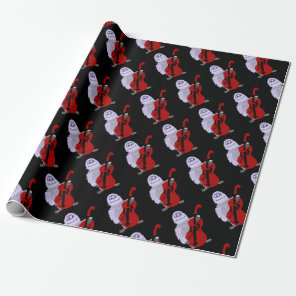 Funny Cute Abominable Snowman with Cello Wrapping Paper