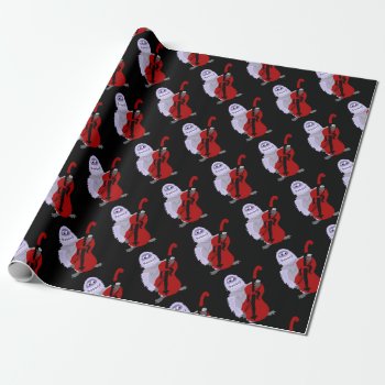 Funny Cute Abominable Snowman With Cello Wrapping Paper by inspirationrocks at Zazzle