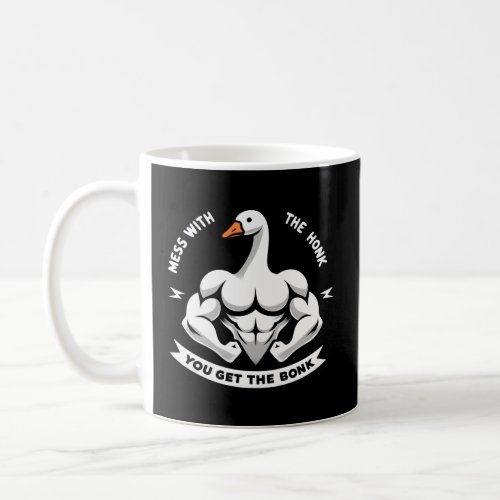 Funny Cute About Silly Duck Goose Meme  Coffee Mug