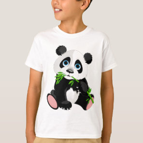 Funny cute animal t-shirt for kids panda