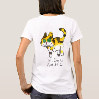 Funny Cute Autistic Dog Comic T-Shirt